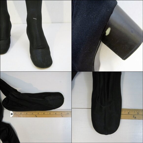 Vintage 60s Boots Pan-T-Boots Gogo Legging Black Spandex Legging - Picture 7 of 7